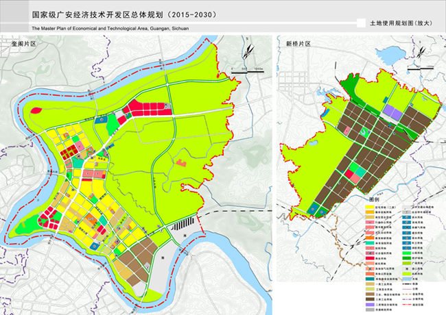 广安济技术开发区规划图